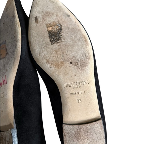 Jimmy Choo Black Flats - Picture 7 of 12